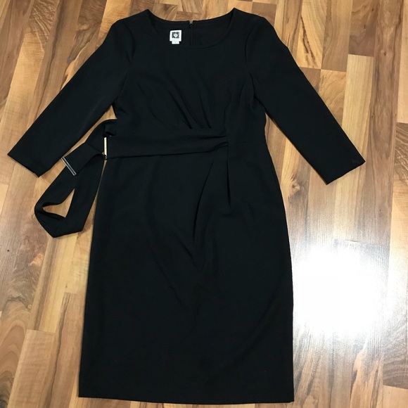 **Reduced**Anne Klein Black Dress Sz 6 - Picture 3 of 8